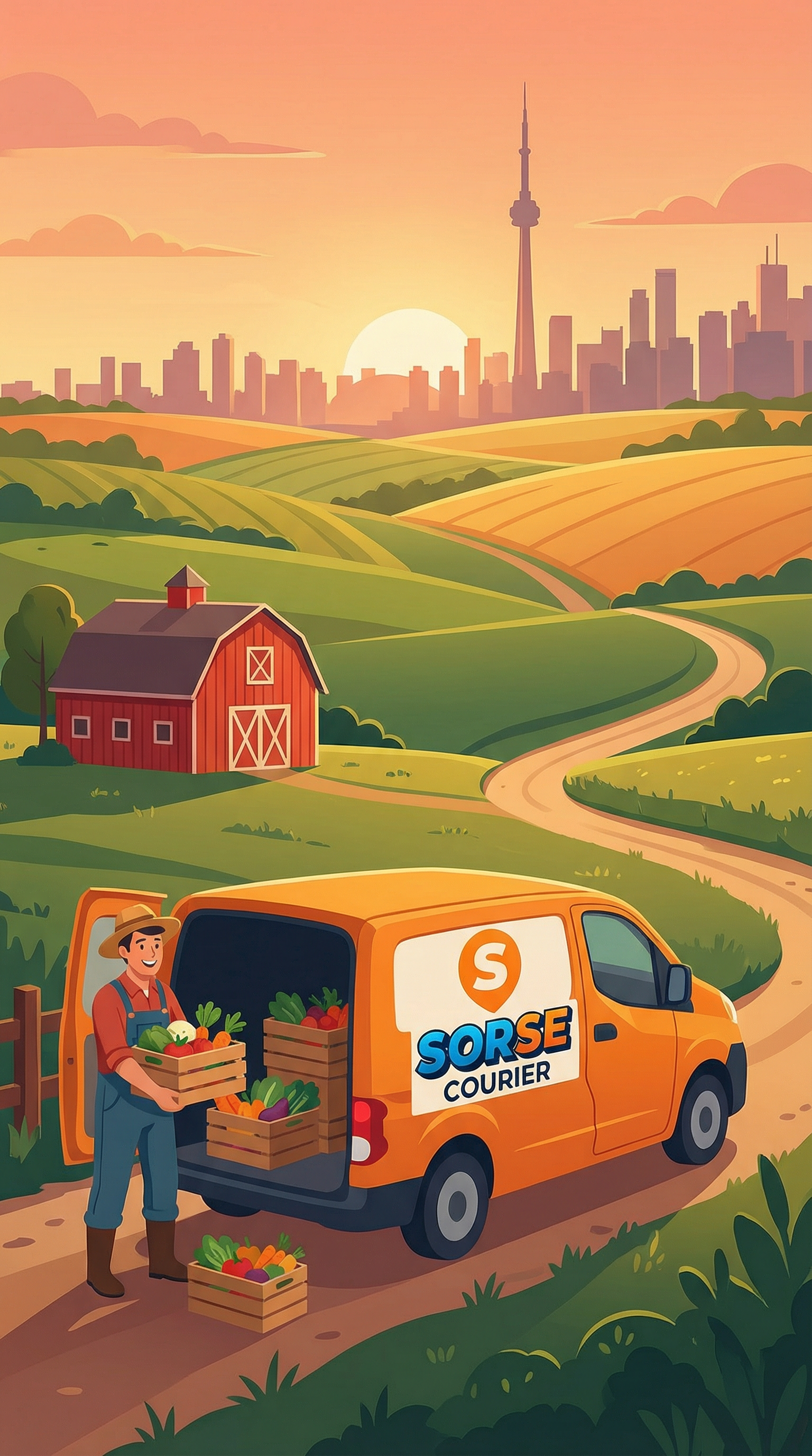 SORSE Courier Farm to City Delivery